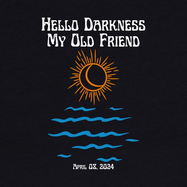 Hello Darkness My Old Friend Solar Eclipse April 08, 2024 by Point Shop